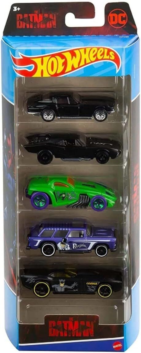Hot Wheels 5'li Araba Seti The Batman HFV88