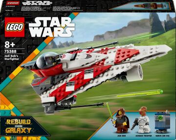 LEGO Star Wars Jedi Bob’un Starfighter’ı 75388-8 Yaş ve Üzeri Star Wars Sevenler İçin İnşa Edilebilen Oyuncak Starship Yapım Seti (305 Parça)