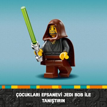 LEGO Star Wars Jedi Bob’un Starfighter’ı 75388-8 Yaş ve Üzeri Star Wars Sevenler İçin İnşa Edilebilen Oyuncak Starship Yapım Seti (305 Parça)