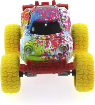 Mega brands Die Cast Batik Desenli Sarı Teker Araba