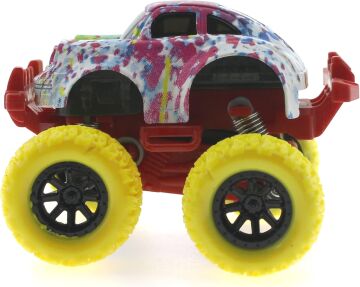 Mega brands Die Cast Batik Desenli Sarı Teker Araba