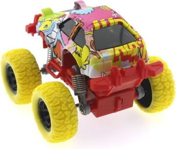 Mega brands Die Cast Çizgi Film Desenli Sarı Teker Araba