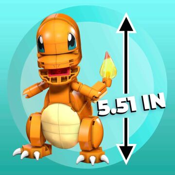 MEGA Pokémon Yap ve Oyna Figürler, Charmander, 7 yaş ve üzeri, GKY96