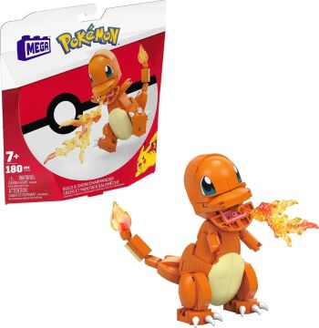 MEGA Pokémon Yap ve Oyna Figürler, Charmander, 7 yaş ve üzeri, GKY96