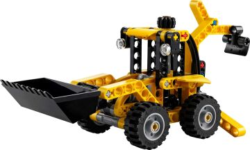LEGO Technic Kazıcı Yükleyici 42197 – 7 Yaş ve Üzeri Kız ve Erkek Çocukları için Arka Kazıcı, Kepçe ve Dengeleyici İçeren Yapım Seti, Hediye Fikri (104 Parça)