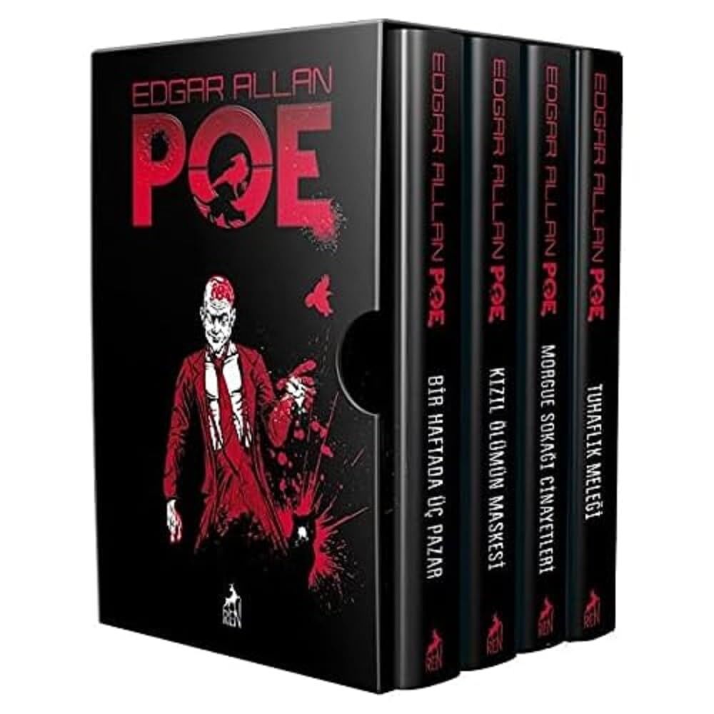 Edgar Allan Poe Bütün Eserleri - 4 Kitap Set