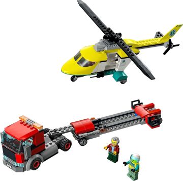 LEGO® City Kurtarma Helikopteri Nakliyesi 60343-5 Yaş ve Üzeri Çocuklar için Oyuncak Yapım Seti (215 Parça)