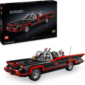 LEGO DC Batman: Klasik TV Dizisi Batmobile 76328 - Yetişkin Süper Kahraman Hayranları için Koleksiyonluk Yapım Seti (1822 Parça)