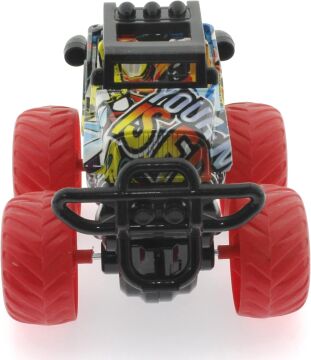 Mega brands Die Cast Off Road Dev Kırmızı Teker Araba