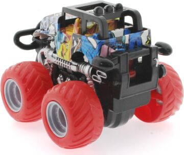 Mega brands Die Cast Off Road Dev Kırmızı Teker Araba