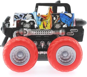 Mega brands Die Cast Off Road Dev Kırmızı Teker Araba