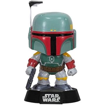 POP Star Wars: The Empire Strikes Back - Boba Fett #08 Funko Pop! Vinil Figür (Uyumlu Pop Box Koruyucu Kılıf ile Paketlenmiştir), Çok Renkli, 9,5 cm