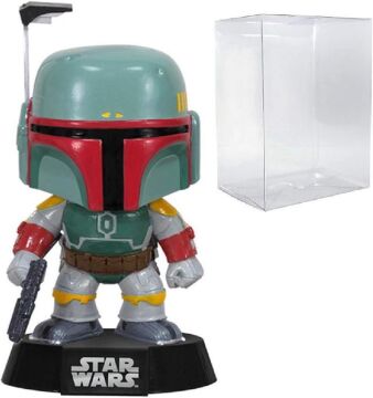 POP Star Wars: The Empire Strikes Back - Boba Fett #08 Funko Pop! Vinil Figür (Uyumlu Pop Box Koruyucu Kılıf ile Paketlenmiştir), Çok Renkli, 9,5 cm