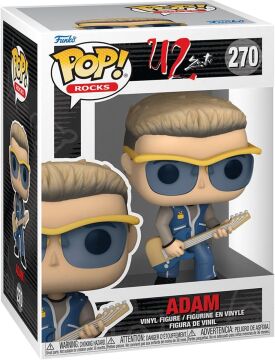 POP Rocks: U2, ZooTV - Adam Funko Vinil Figür (Uyumlu Kutu Koruyucu Kılıf ile Bağlanmıştır), Çok Renkli, 9,5 cm