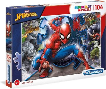 Clementoni - 104 Parça Puzzle - Spiderman - 1