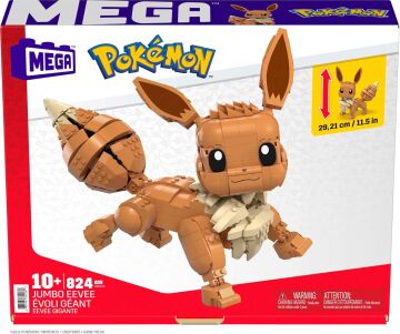 MEGA Pokémon Jumbo Eevee, 10 yaş ve üzeri, GMD34