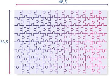 Clementoni - 104 Parça Brilliant Puzzle - Marvel