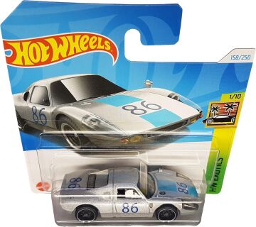 Hot Wheels - Porsche 904 Carrera GTS - HW Exotics 1/10 - HRY73 - Kısa Kart - Gümüş Metalik - Mattel 2024 - 1:64