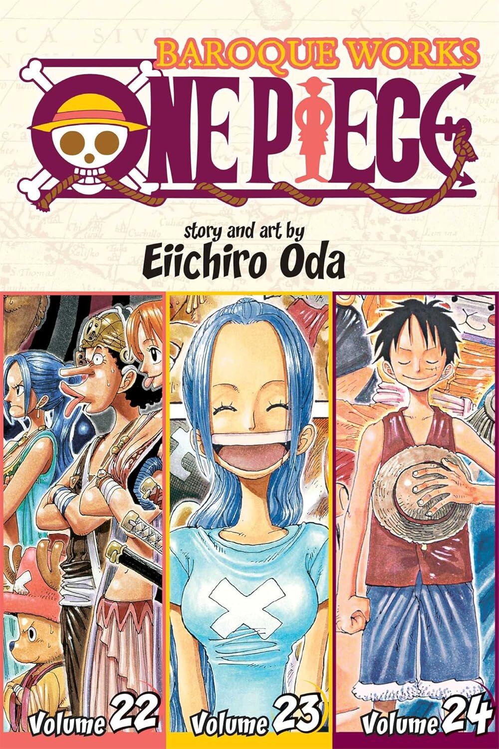 One Piece (3-in-1 Edition), Vol. 8: Includes vols. 22, 23 & 24: Volume 8