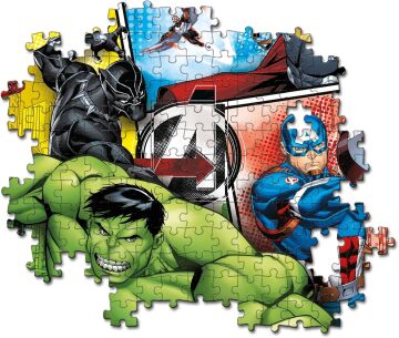 Clementoni - 104 Parça Puzzle - Avengers - 1