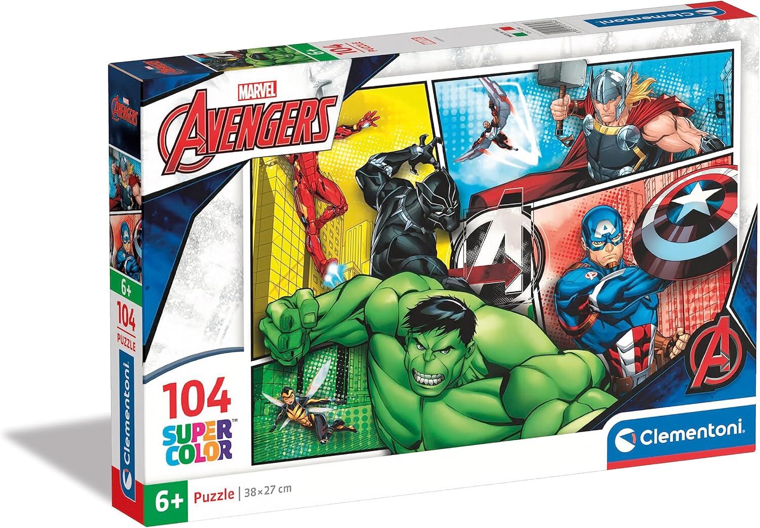 Clementoni - 104 Parça Puzzle - Avengers - 1