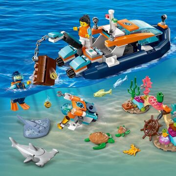 LEGO® City Kâşif Dalış Kapsülü 60377 Oyuncak Yapım Seti (182 Parça)
