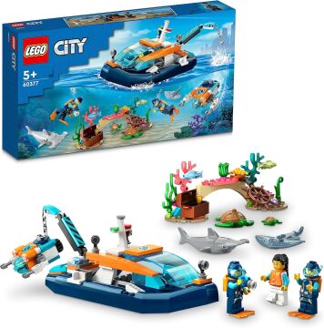 LEGO® City Kâşif Dalış Kapsülü 60377 Oyuncak Yapım Seti (182 Parça)