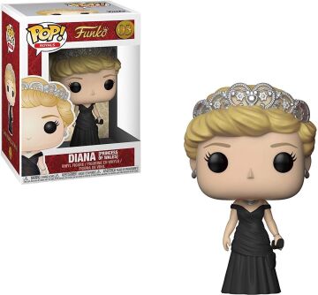 funko Pop Royals: Kraliyet Ailesi - Diana Galler Prensesi Vinil Figür (Pop Kutusu Koruyucu Kılıf ile birlikte)