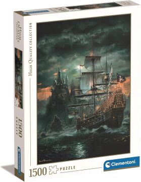 Clementoni - 31682.3 - Yetişkin Puzzle - Korsan Gemisi, 1500 Parça