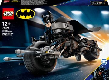 LEGO DC Batman: Batman Yapım Figürü ve Bat-Pod Motosiklet 76273-12 Yaş ve Üzeri Süper Kahraman Sevenler için Kara Şövalye Süper Kahraman Model Yapım Seti (713 Parça)