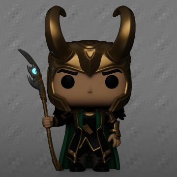 Funko Pop Marvel Avengers Loki with Scepter Special Edition