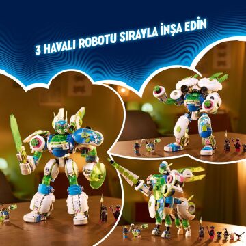 LEGO DREAMZzz Mateo ve Şövalye Z-Blob Savaş Robotu 71485 – 10 Yaş ve Üzeri Çocuklar İçin 4 Minifigür İçeren Yaratıcı Oyuncak Yapım Seti (1333 Parça)