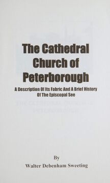 The Cathedral Church Of Peterborough