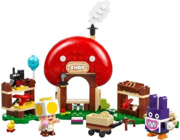 LEGO Super Mario Nabbit Toad’un Dükkanında Ek Macera Seti 71429-8 Yaş ve Üzeri Super Mario Hayranları İçin Koleksiyonluk Yaratıcı Oyuncak Yapım Seti (230 Parça)