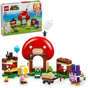 LEGO Super Mario Nabbit Toad’un Dükkanında Ek Macera Seti 71429-8 Yaş ve Üzeri Super Mario Hayranları İçin Koleksiyonluk Yaratıcı Oyuncak Yapım Seti (230 Parça)