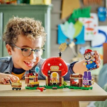 LEGO Super Mario Nabbit Toad’un Dükkanında Ek Macera Seti 71429-8 Yaş ve Üzeri Super Mario Hayranları İçin Koleksiyonluk Yaratıcı Oyuncak Yapım Seti (230 Parça)