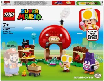 LEGO Super Mario Nabbit Toad’un Dükkanında Ek Macera Seti 71429-8 Yaş ve Üzeri Super Mario Hayranları İçin Koleksiyonluk Yaratıcı Oyuncak Yapım Seti (230 Parça)