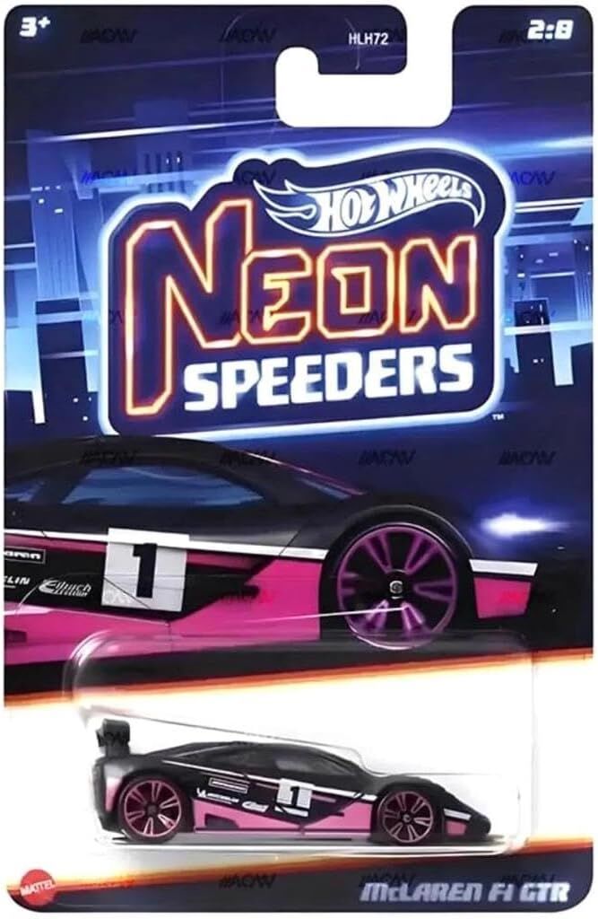 Hot Wheels Neon Yarışçılar HLH72 - McLAREN F1 GTR HRW76