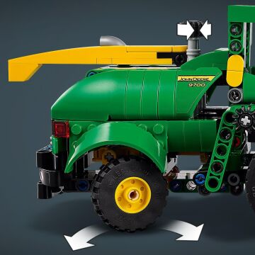 LEGO Technic John Deere 9700 Forage Harvester 42168-9 Yaş ve Üzeri Çocuklar için Tarım Aracı İçeren Koleksiyonluk Yaratıcı Oyuncak Model Yapım Seti (559 Parça)