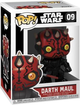 Visit the Funko Store Funko Pop Koruyucu Paketi – 1 Star Wars Darth Maul #09 Pop Heykelcik 9 cm Plastik Koruyucu Kılıflı