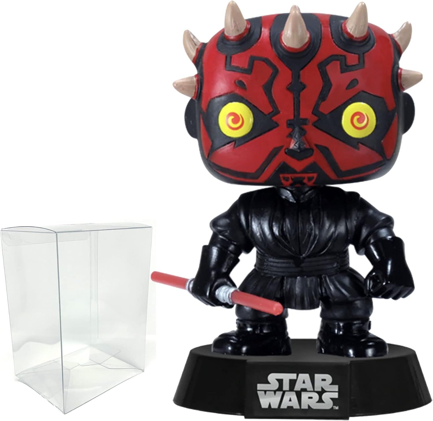 Visit the Funko Store Funko Pop Koruyucu Paketi – 1 Star Wars Darth Maul #09 Pop Heykelcik 9 cm Plastik Koruyucu Kılıflı