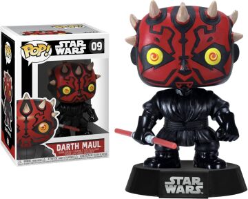 Visit the Funko Store Funko Pop Koruyucu Paketi – 1 Star Wars Darth Maul #09 Pop Heykelcik 9 cm Plastik Koruyucu Kılıflı