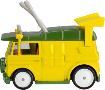 Hot Wheels Ninja Kaplumbağalar TMNT Model Parti Vagonu Cast - Ölçek 1:64 - Uzunluk 7 cm Pop Kültür HXF04