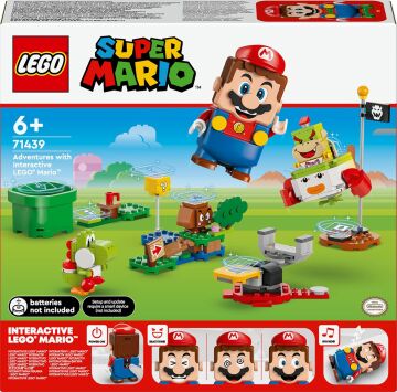 LEGO Super Mario İnteraktif LEGO Mario ile Maceralar 71439 – 6 Yaş ve Üzeri Çocuklar İçin Yoshi İçeren Oyuncak Araç Yapım Seti (218 Parça)