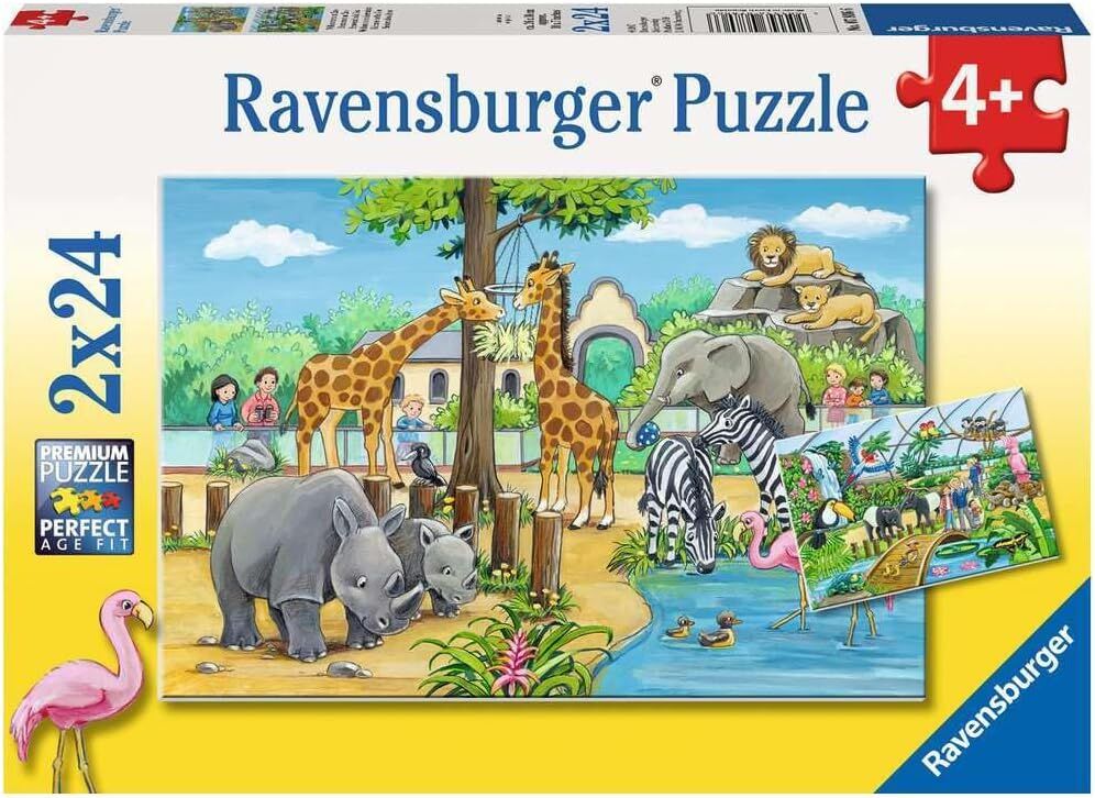 Ravensburger 2 X 24 Parça Yapboz Zoo (78066)