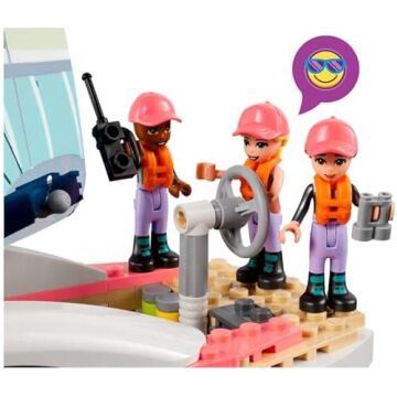 LEGO® Friends Stephanie’nin Yelkenli Macerası 41716-7 Yaş ve Üzeri Çocuklar için Oyuncak Yapım Seti (309 Parça)