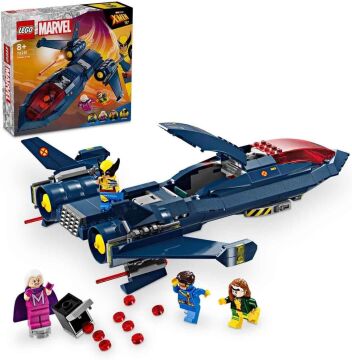 LEGO Marvel X-Men X-Jet 76281 – 8 Yaş ve Üzeri Süper Kahraman Seven Çocuklar İçin İnşa Edilebilen Oyuncak Uçak Modeli İçeren Yaratıcı Oyuncak Yapım Seti (359 Parça)