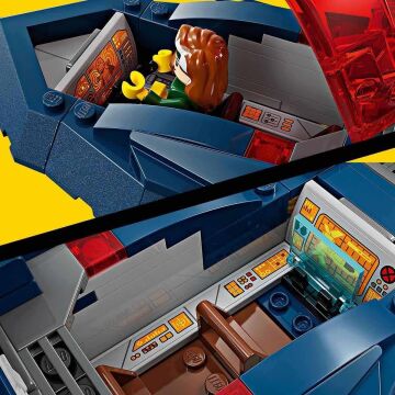 LEGO Marvel X-Men X-Jet 76281 – 8 Yaş ve Üzeri Süper Kahraman Seven Çocuklar İçin İnşa Edilebilen Oyuncak Uçak Modeli İçeren Yaratıcı Oyuncak Yapım Seti (359 Parça)