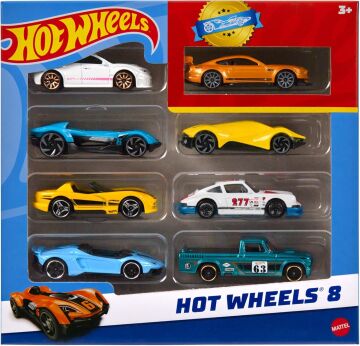 HPV78 Hot Wheels 8'li Araba Seti
