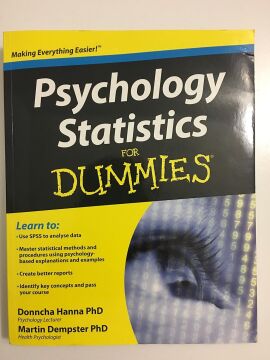 Psychology Statistics For Dummies